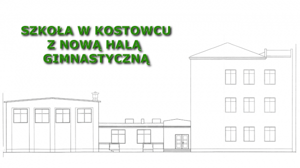 Szkoła w Kostowcu od 1 września  2018 będzie miała nową salę gimnastyczną 
